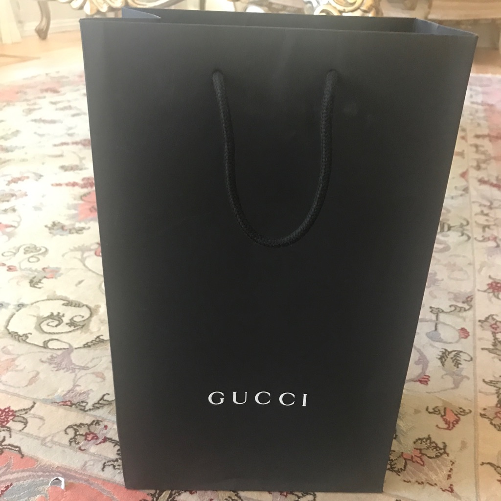 Gucci Paper Shopping Bag